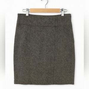 Banana Republic Sculpted Stretch Wool Pencil Skirt